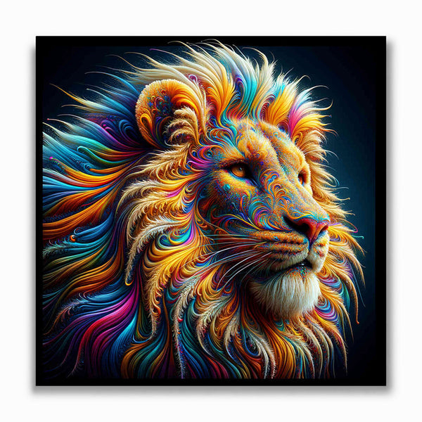 Malen nach Zahlen - Majestätischer Farbenrausch