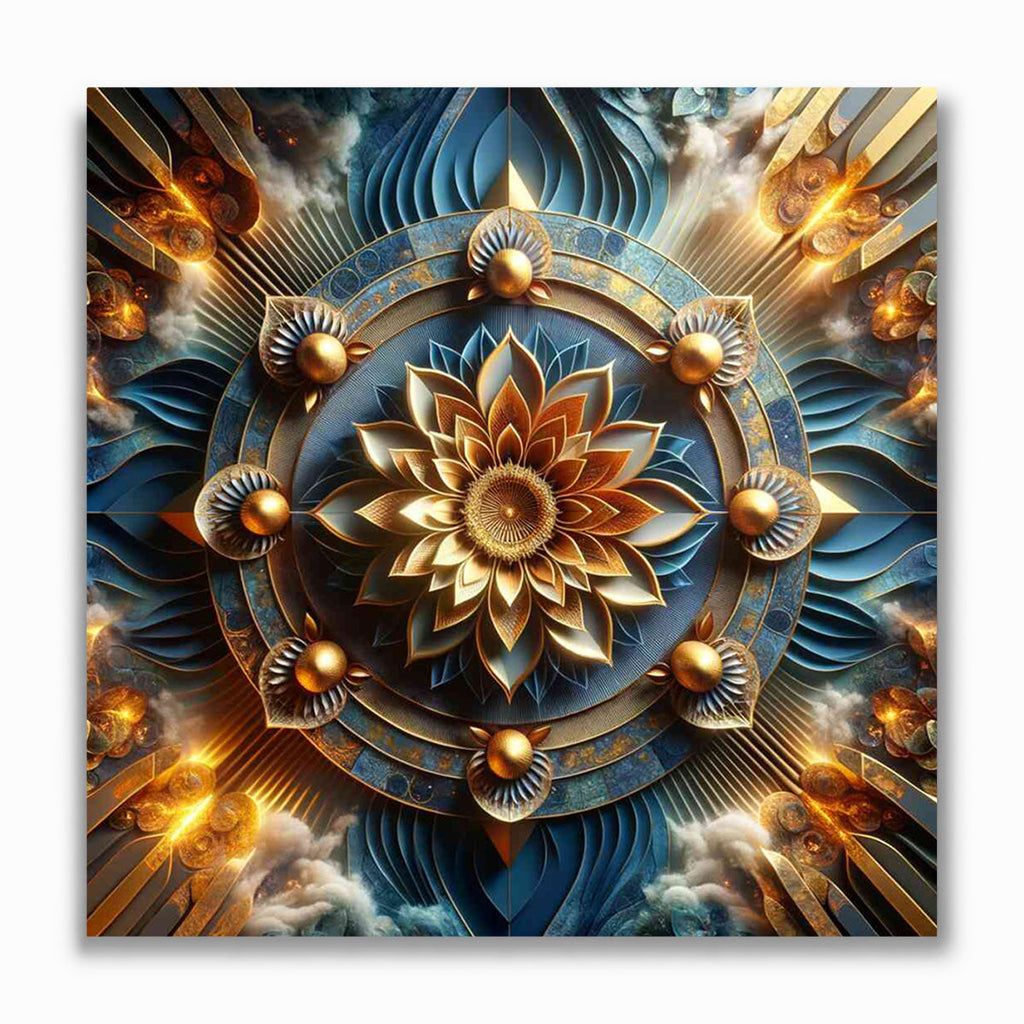 Malen nach Zahlen - Mandala 3D