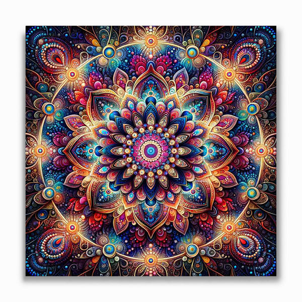 Malen nach Zahlen - Mandala, Blume