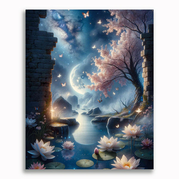 Malen nach Zahlen - Mauerdurchblick