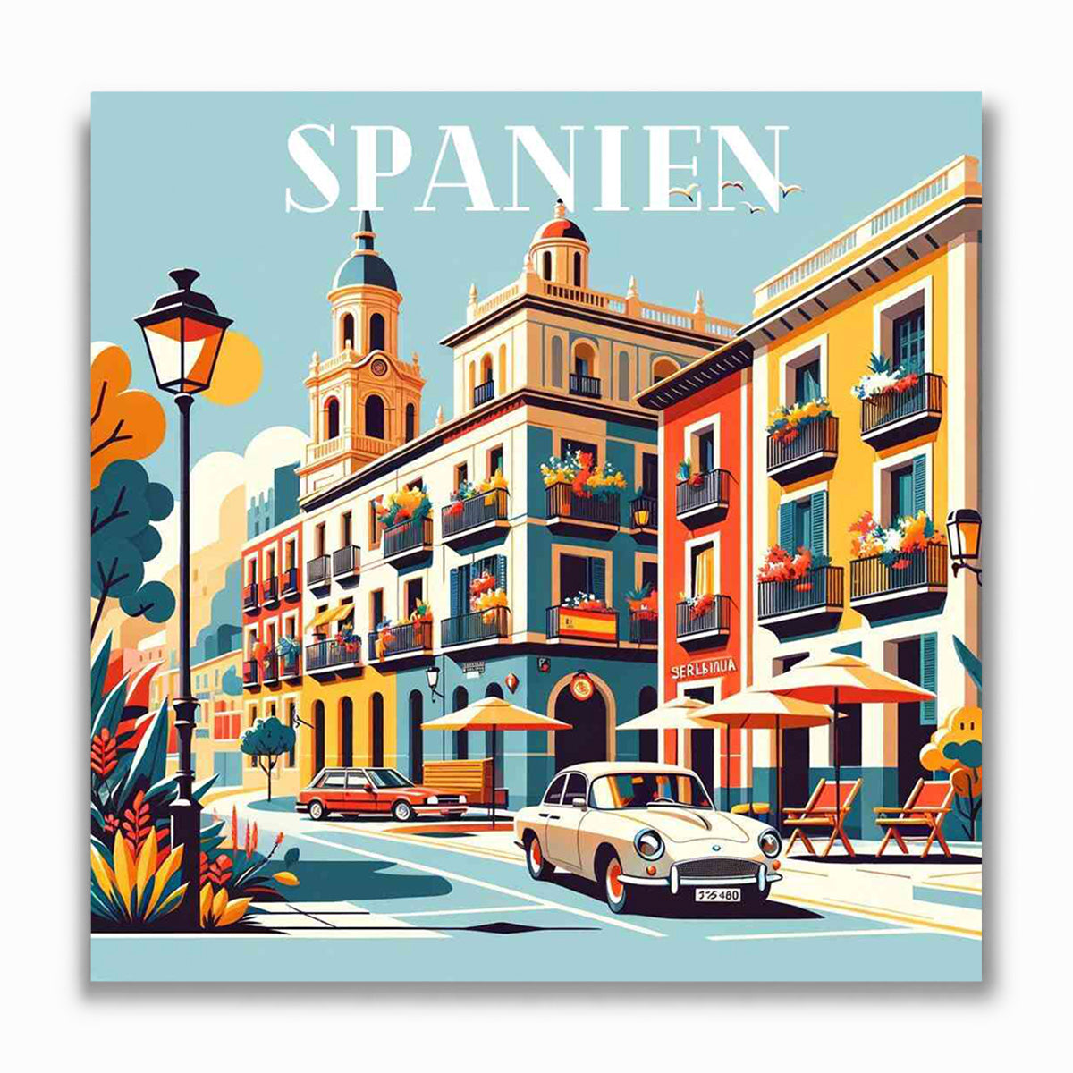 Malen nach Zahlen - Mediterrane Lebensfreude