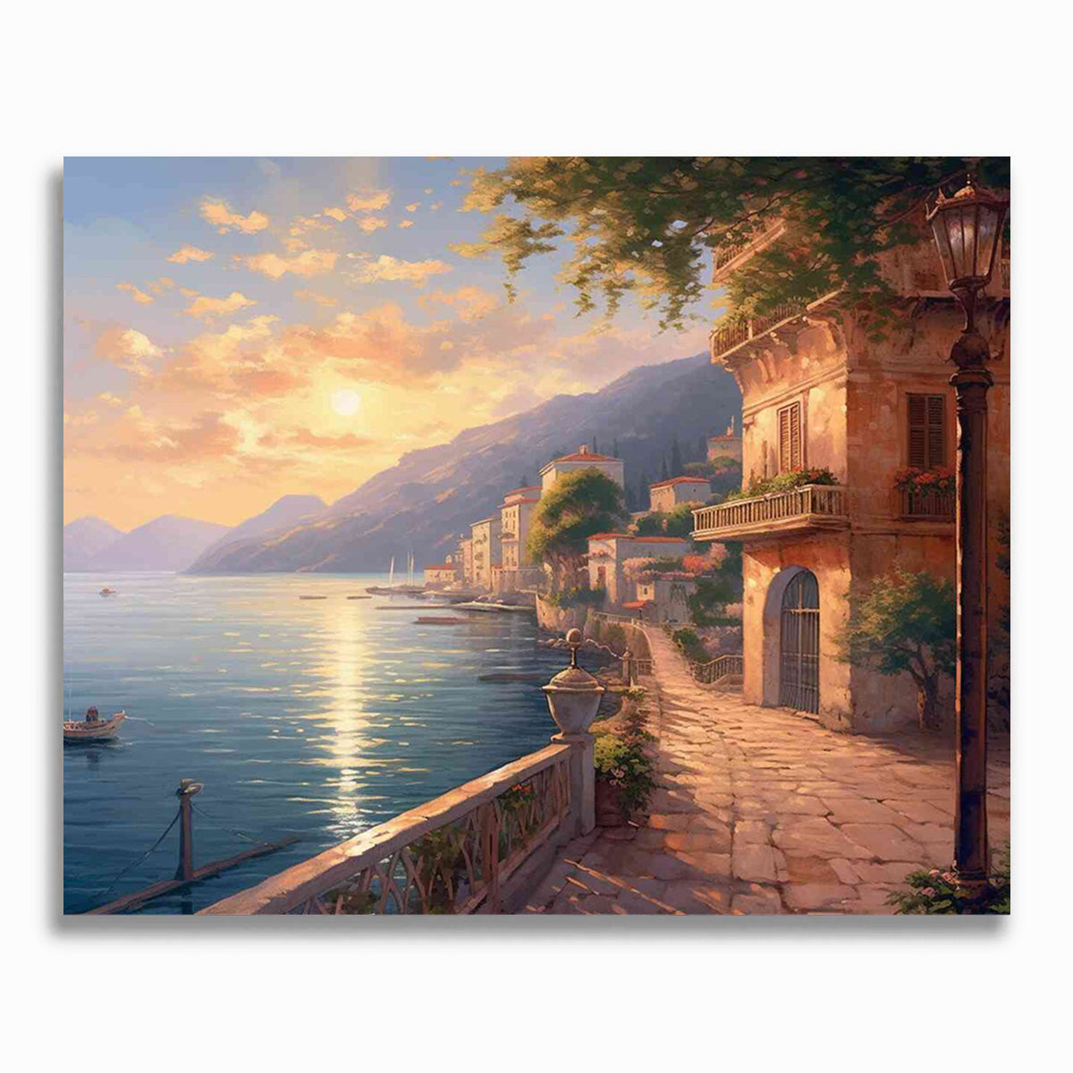 Malen nach Zahlen - Mediterranes Erwachen