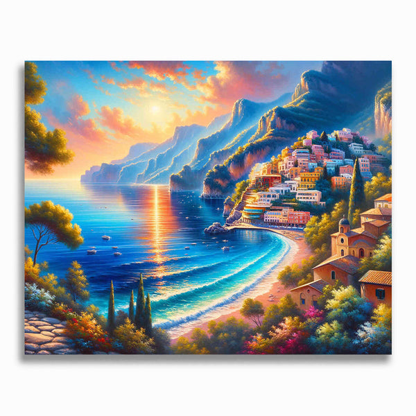 Malen nach Zahlen - Mediterranes Paradies