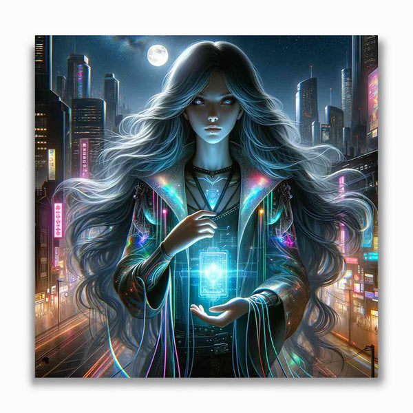Malen nach Zahlen - Mondschein Cyber-Diva