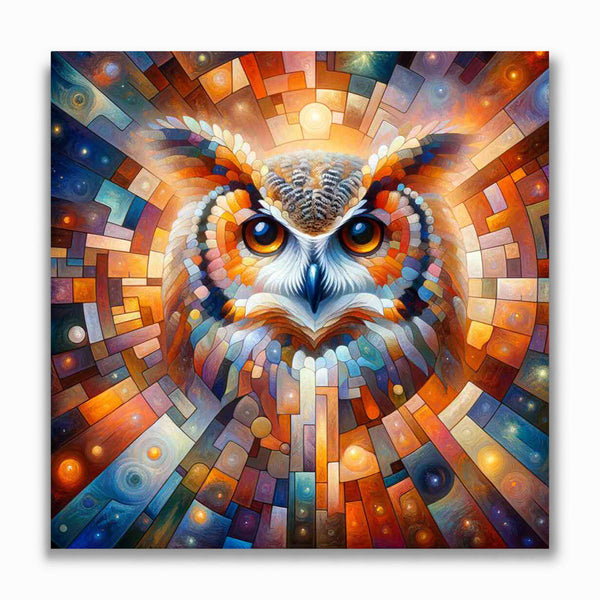 Malen nach Zahlen - Mosaik Eule