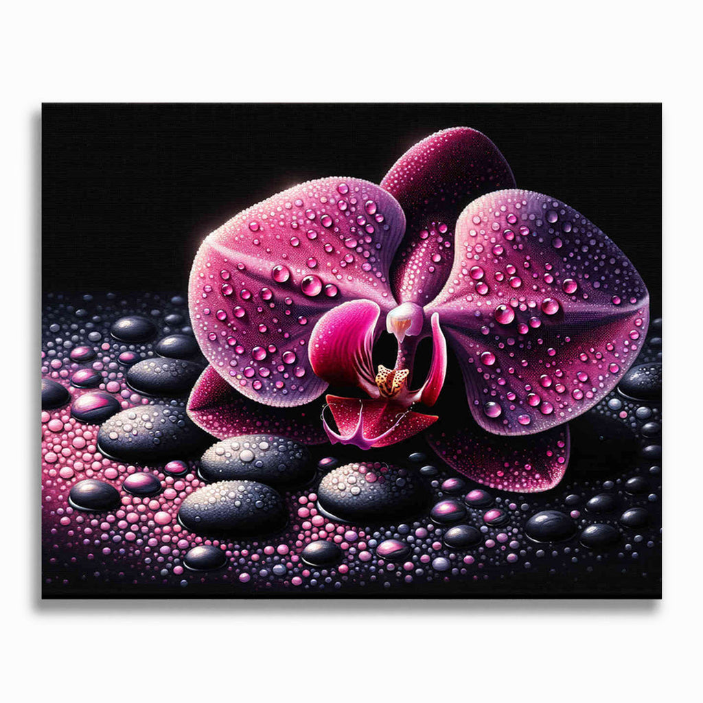 Malen nach Zahlen - Orchidee, groß