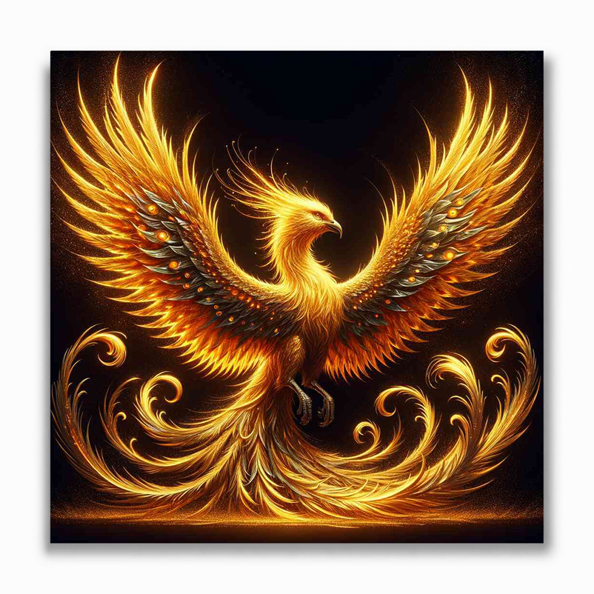 Malen nach Zahlen - Phönix Erwachen, Golden