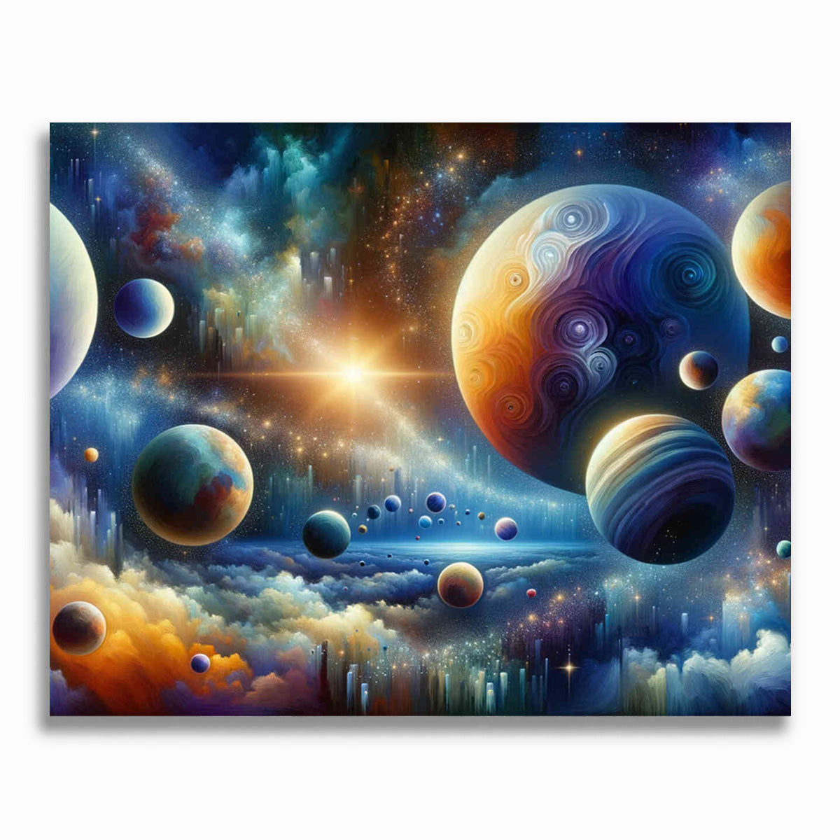 Malen nach Zahlen - Planeten System