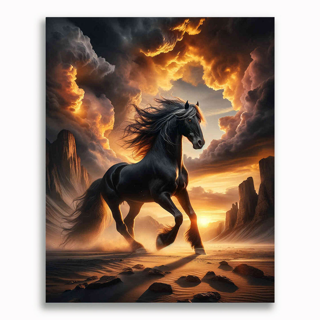 Malen nach Zahlen - Prachthengst