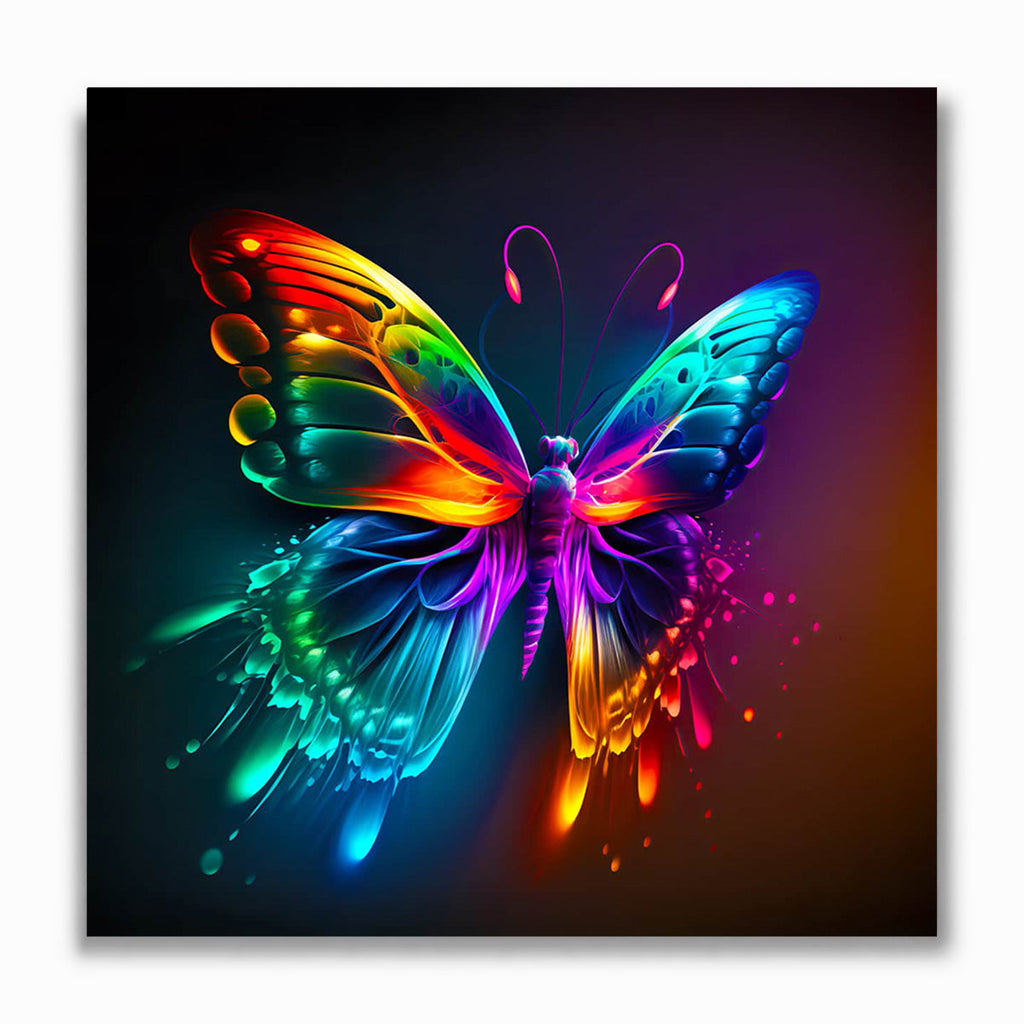 Malen nach Zahlen - Regenbogenschmetterling