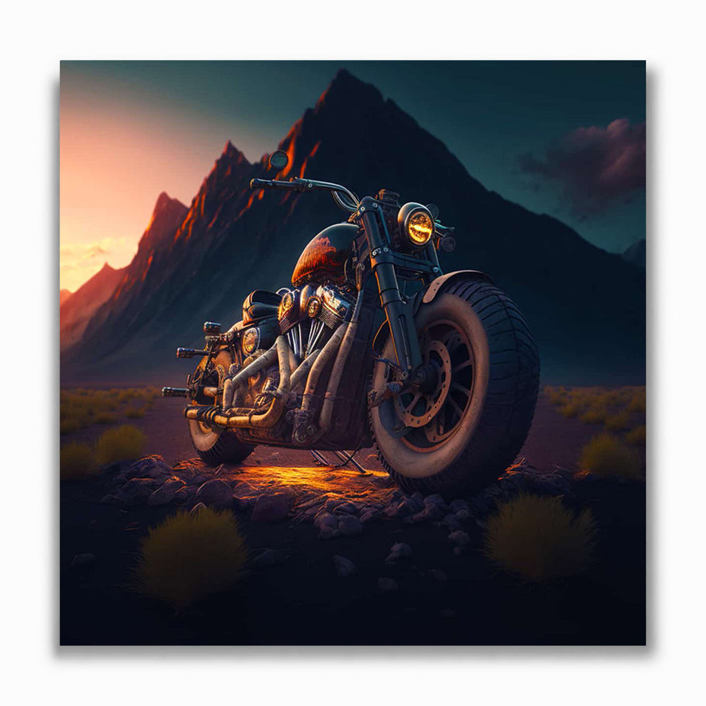 Malen nach Zahlen - Route 66 und das Motorradabenteuer