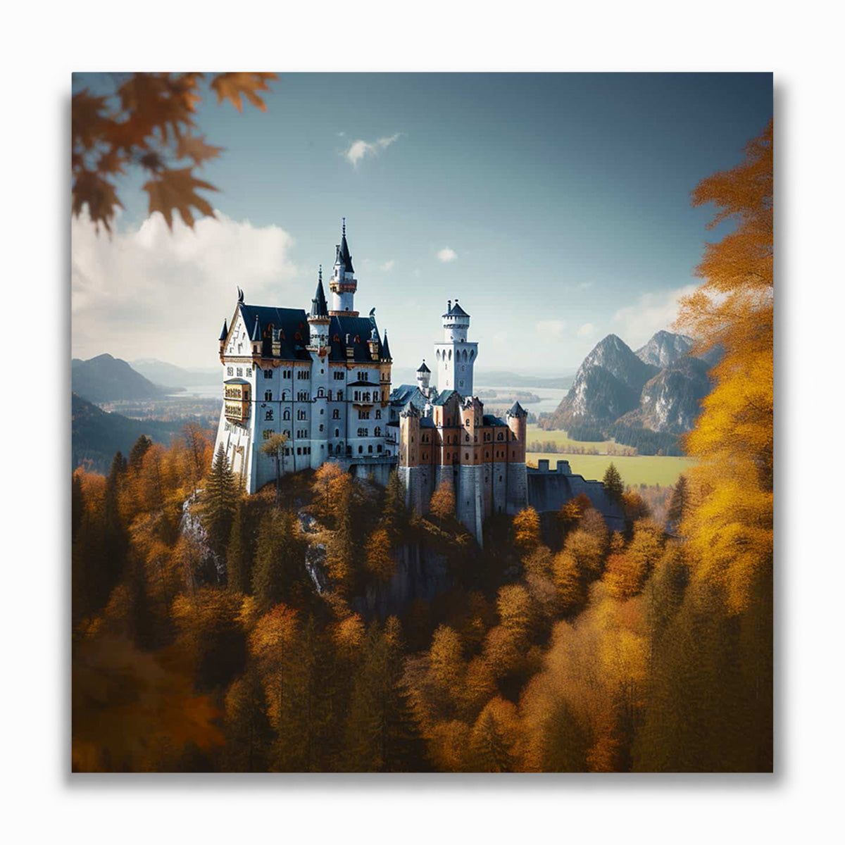 Malen nach Zahlen - Schloss Neuschwanstein