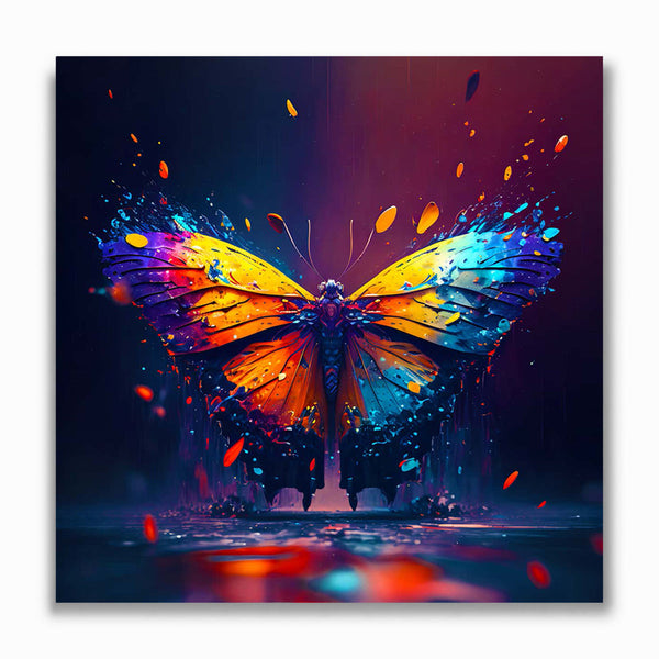 Malen nach Zahlen - Schmetterling Farbenprächtig
