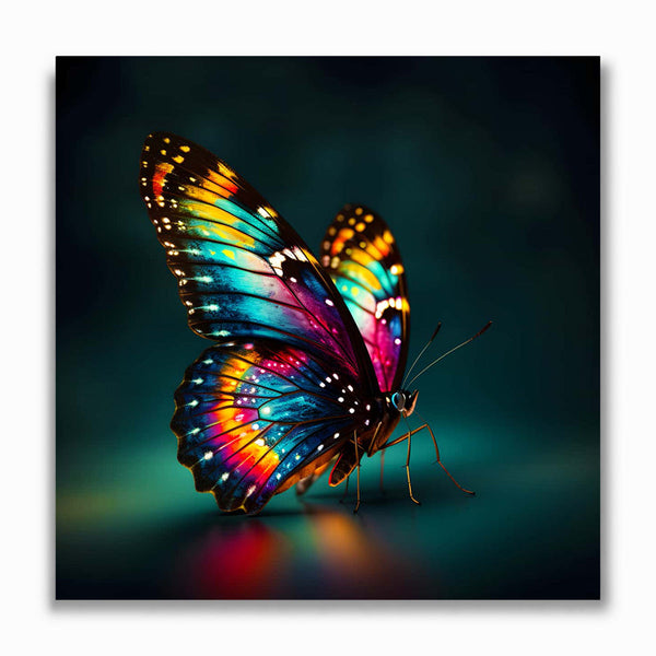 Malen nach Zahlen - Schmetterling sitzend