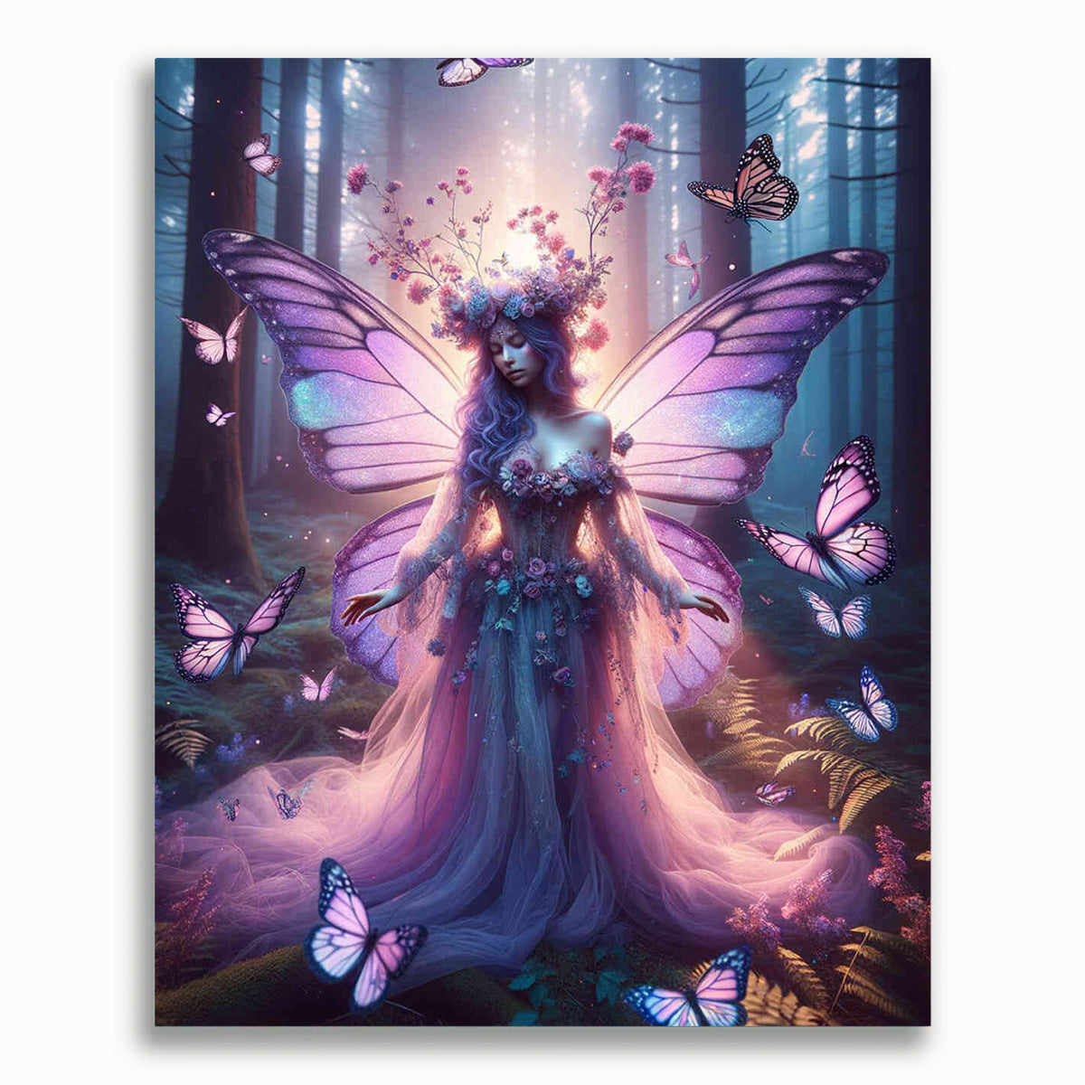 Malen nach Zahlen - Schmetterlingselfe