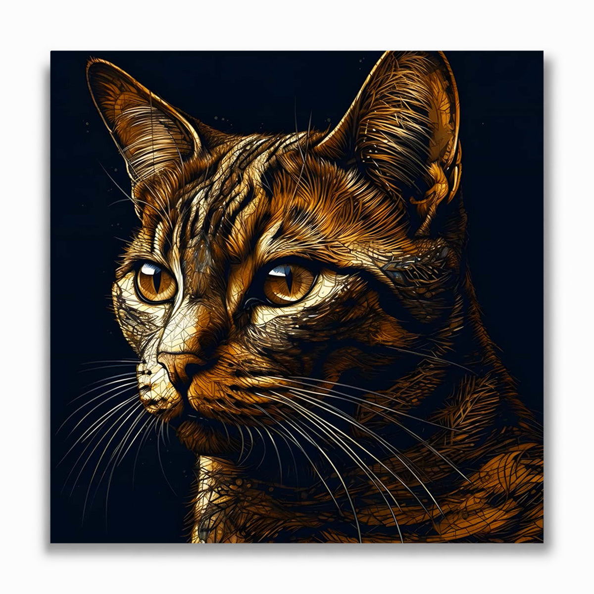 Malen nach Zahlen - Schöne Katze