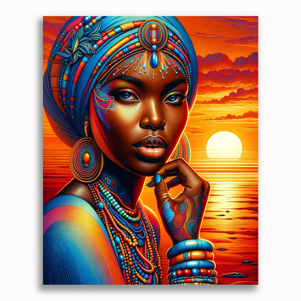 Malen nach Zahlen - Schönheit der Sonne