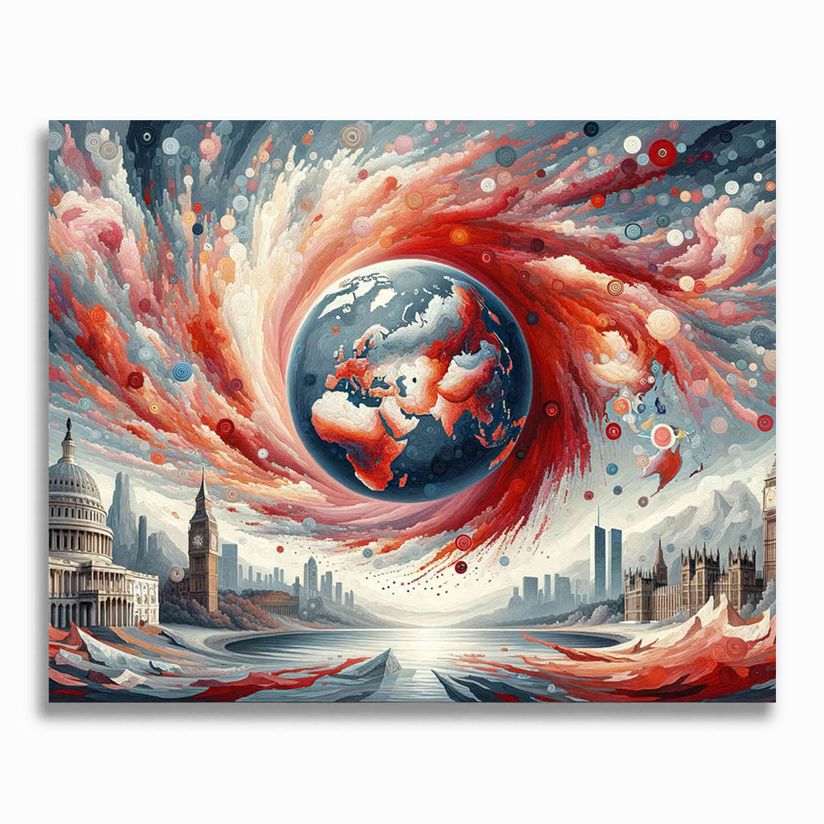 Malen nach Zahlen - Sehenswürdigkeiten der Welt