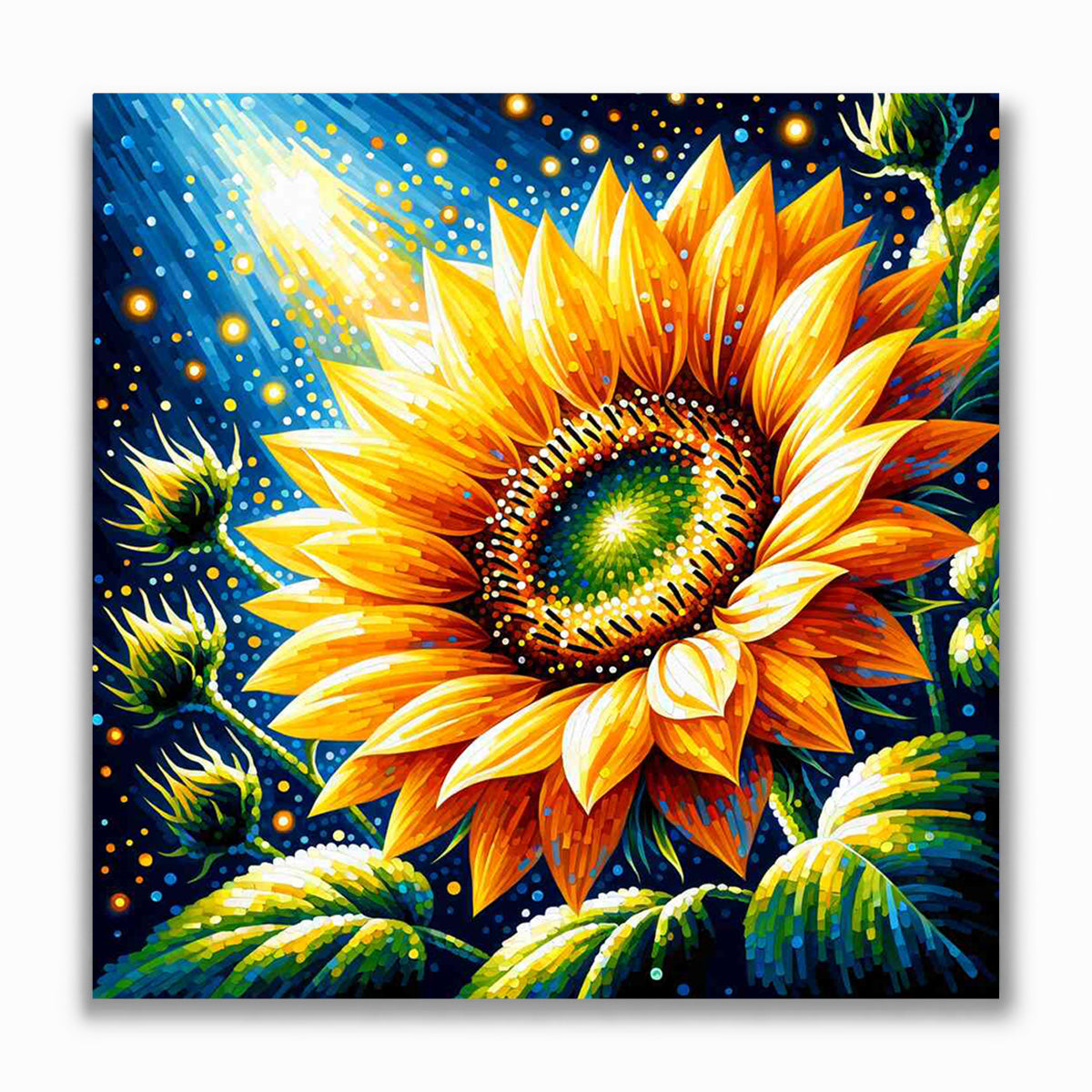 Malen nach Zahlen - Sonnenblume