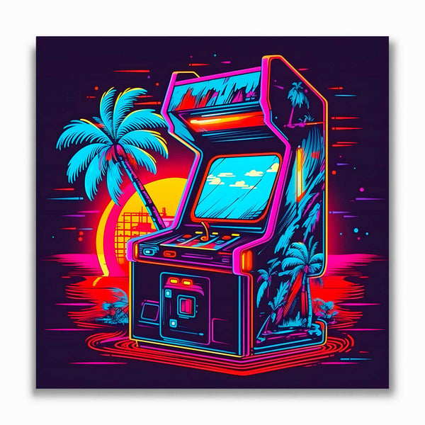 Malen nach Zahlen - Spielautomat Neon