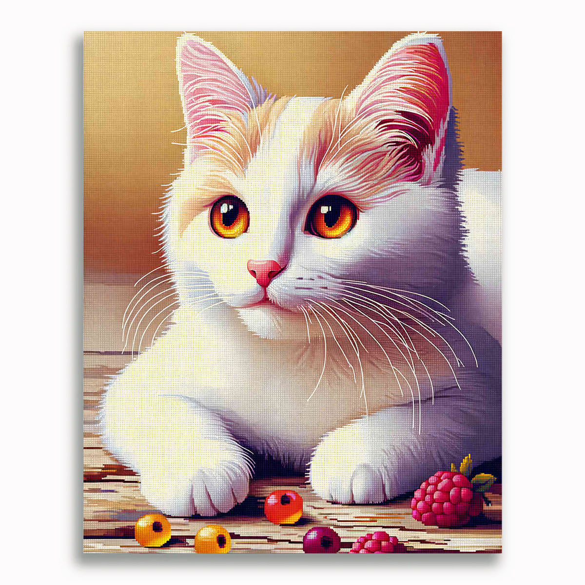 Malen nach Zahlen - Spielende Katze