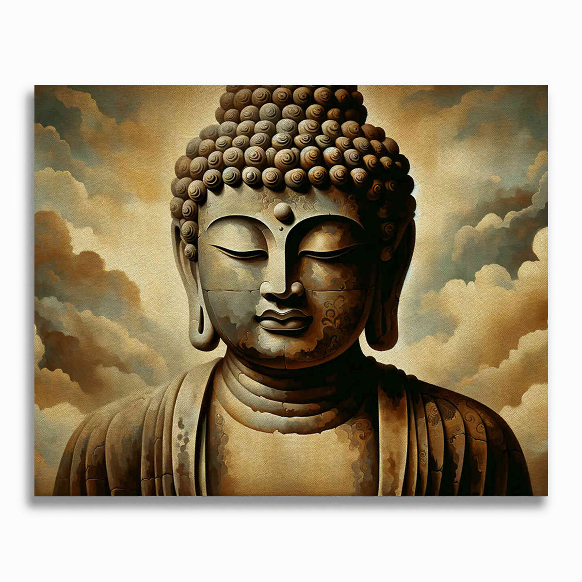 Malen nach Zahlen - Stein Buddha