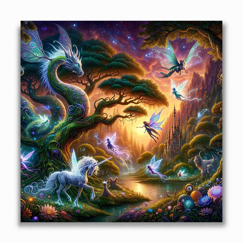 Malen nach Zahlen - Sternenflüstern im Feenwald