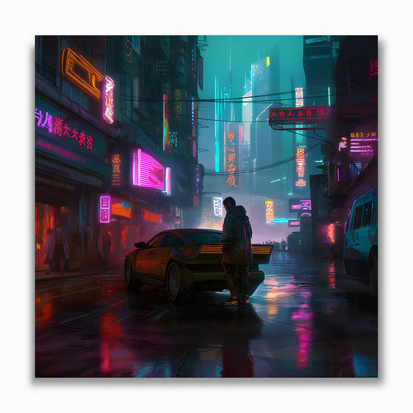 Malen nach Zahlen - Straße Futuristisch