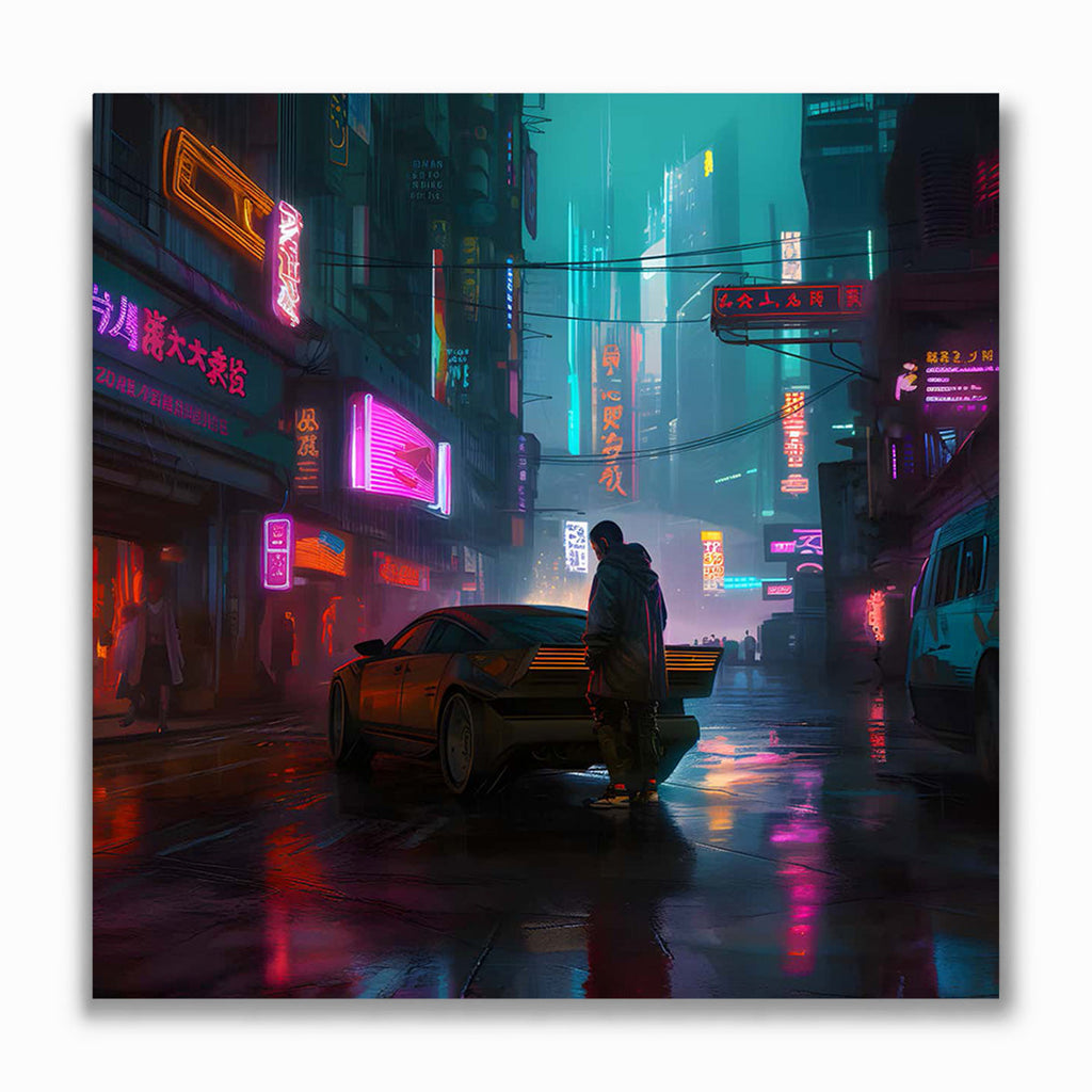 Malen nach Zahlen - Straße Futuristisch