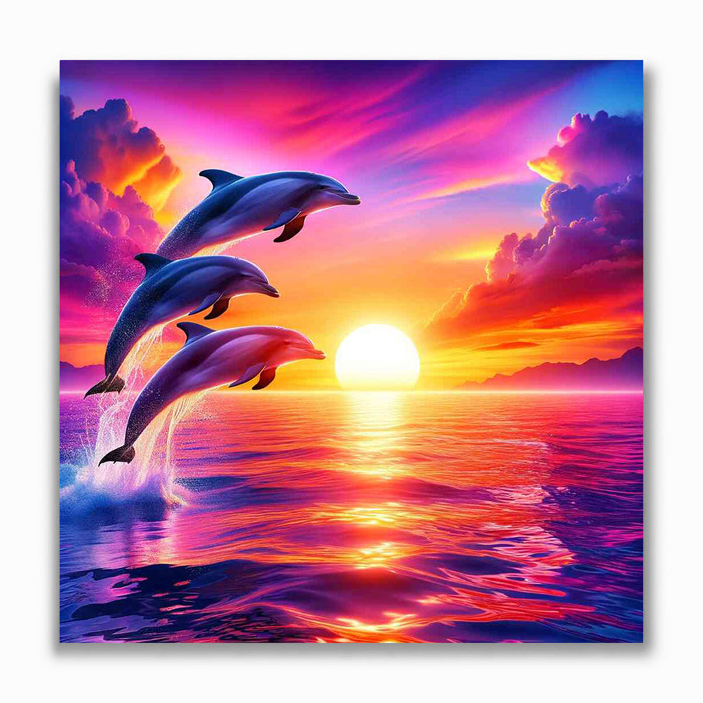 Malen nach Zahlen - Tanz des Ozeans