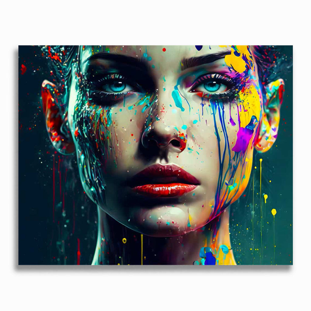 Malen nach Zahlen - Trauerregen