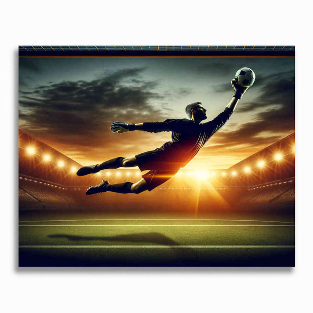 Malen nach Zahlen - Triumph im Sonnenuntergang