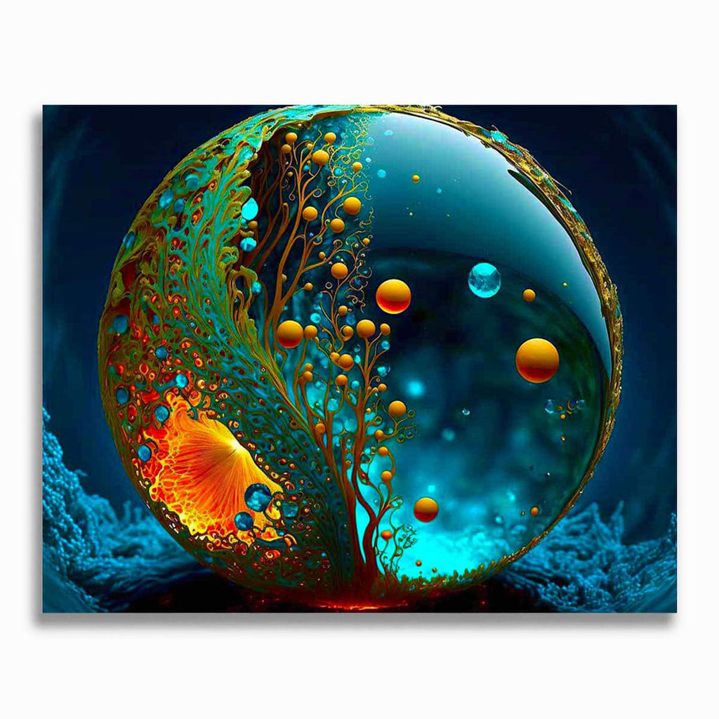 Malen nach Zahlen - Tropfen Welt