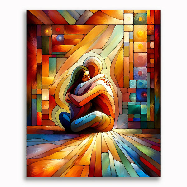 Malen nach Zahlen - Umarmung