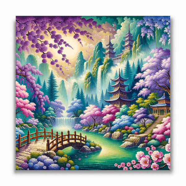 Malen nach Zahlen - Verwunschener Garten