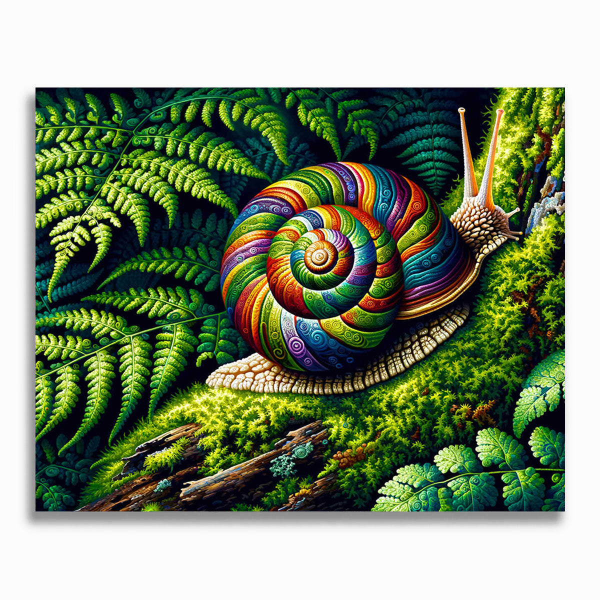 Malen nach Zahlen - Waldschnecke