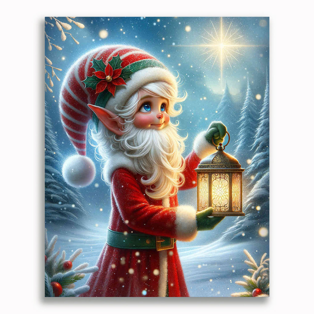 Malen nach Zahlen - Weihnachtswichtel