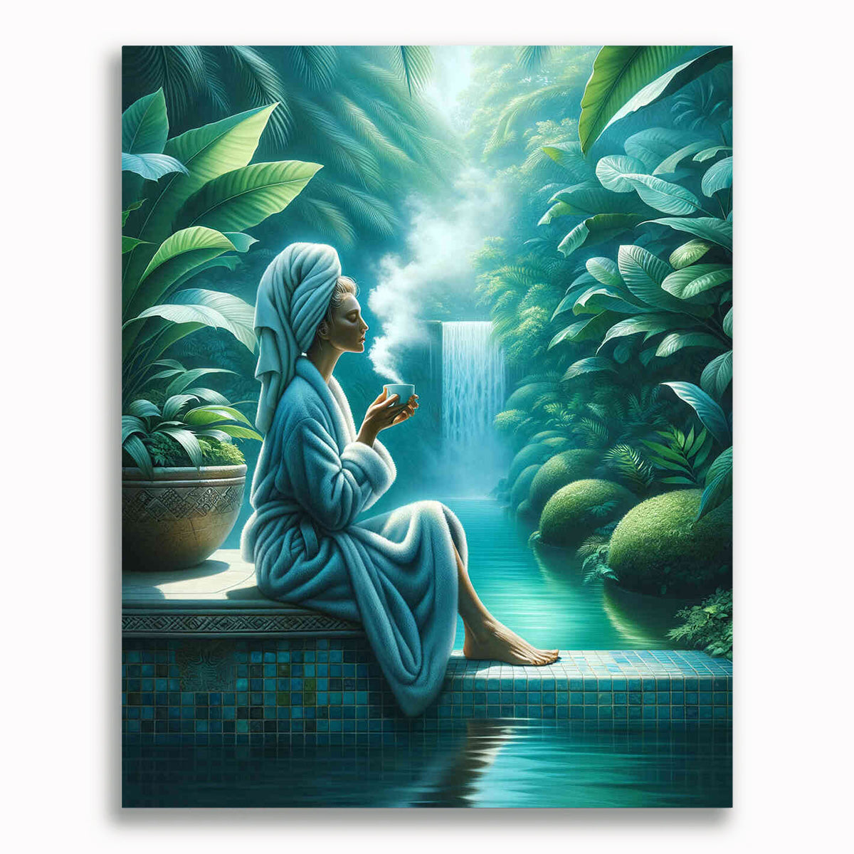 Malen nach Zahlen - Wellness und Kaffee