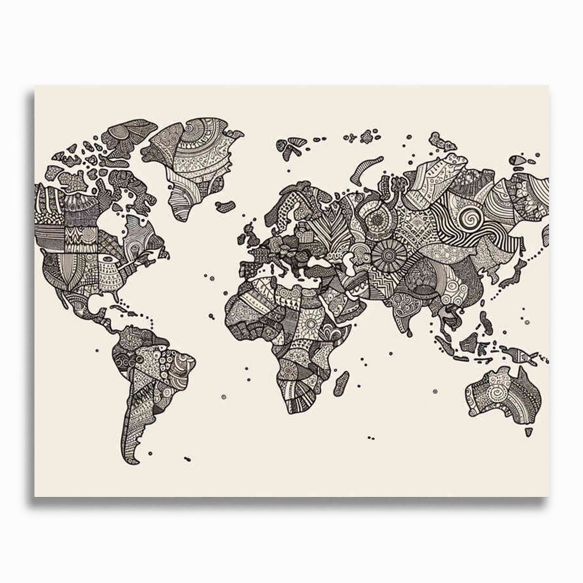 Malen nach Zahlen - Welt der Muster