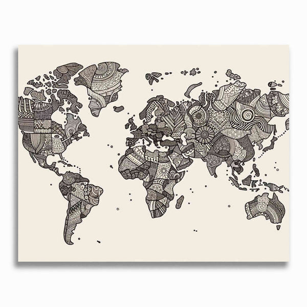 Malen nach Zahlen - Welt der Muster