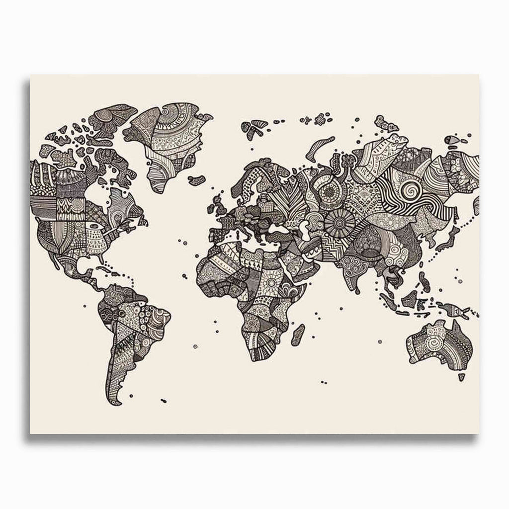 Malen nach Zahlen - Welt der Muster