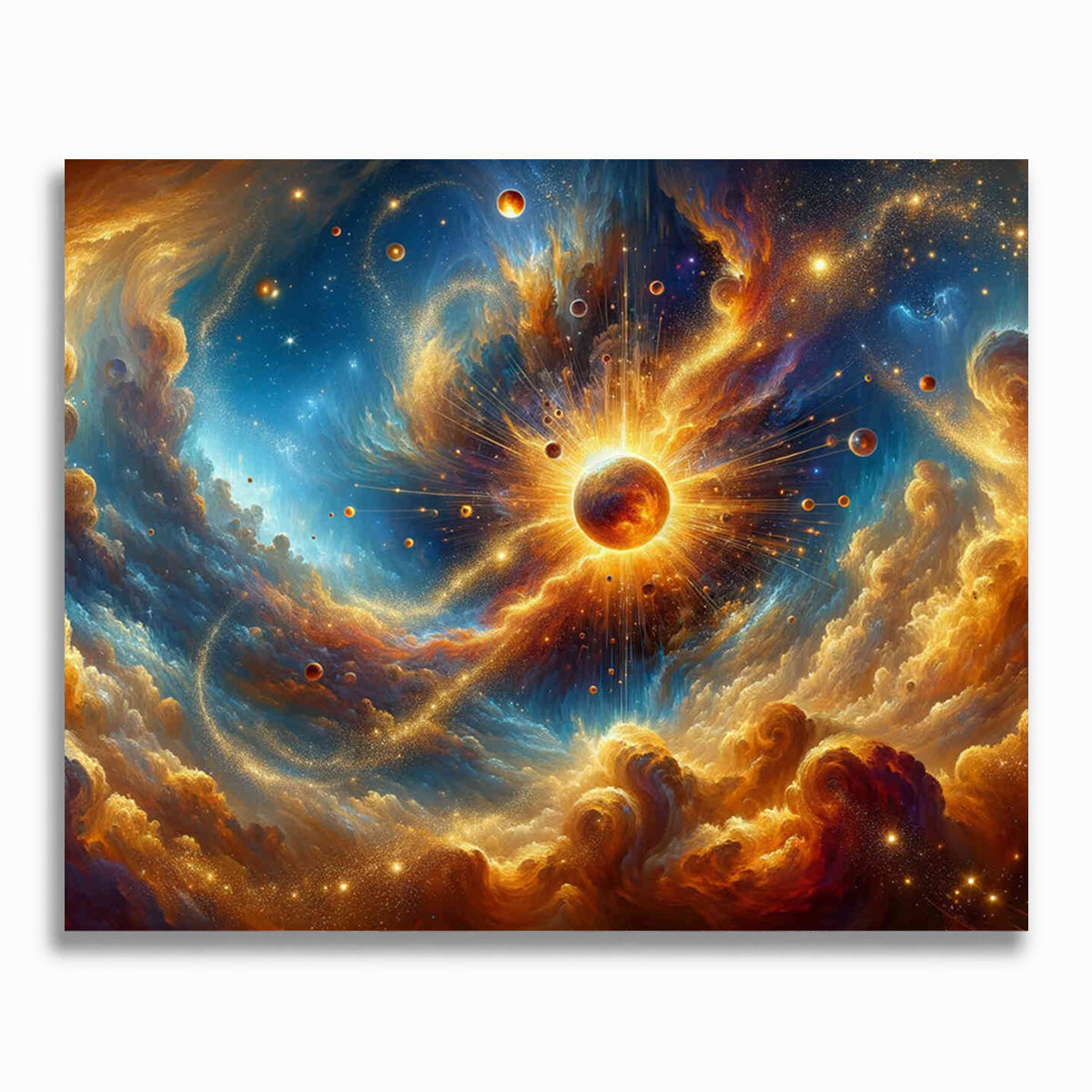 Malen nach Zahlen - Weltraum Spektakel