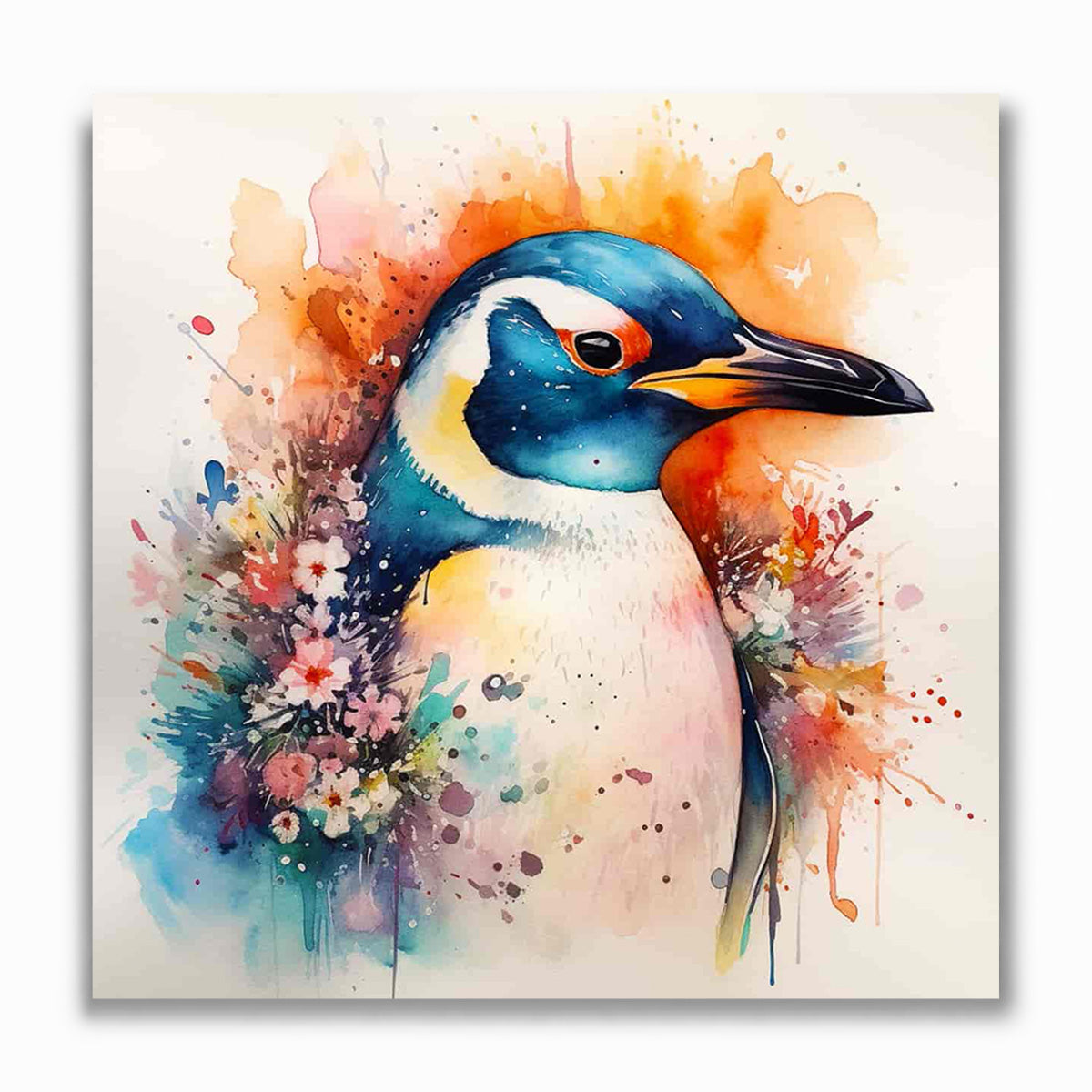 Malen nach Zahlen - Witziger Pinguin