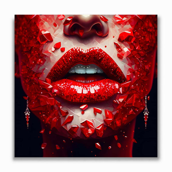 Malen nach Zahlen - Red Lips