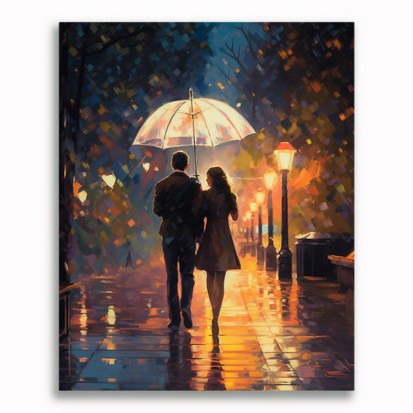 Pärchen, Romantisch - Malen nach Zahlen