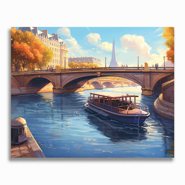 Malen nach Zahlen - Pariser Herbstzauber