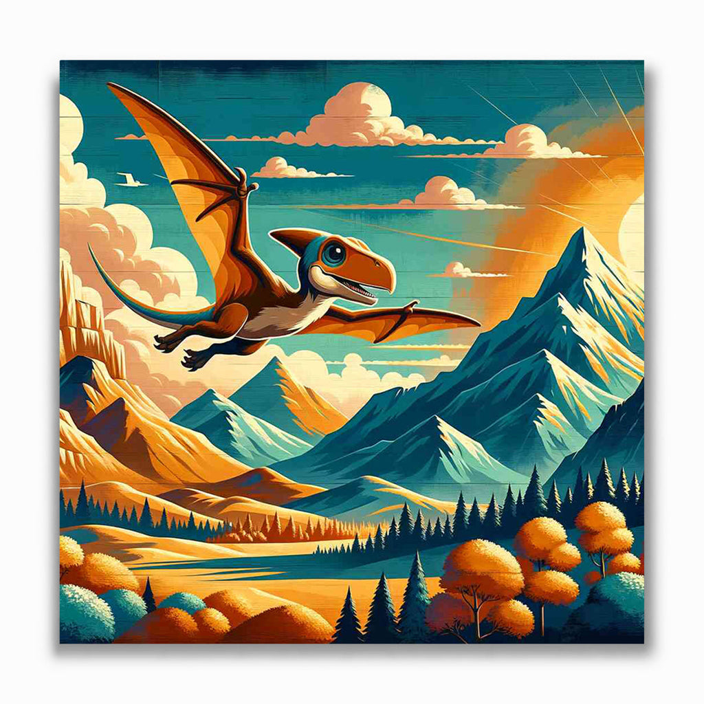 Petro Dinosaurier - Malen nach Zahlen