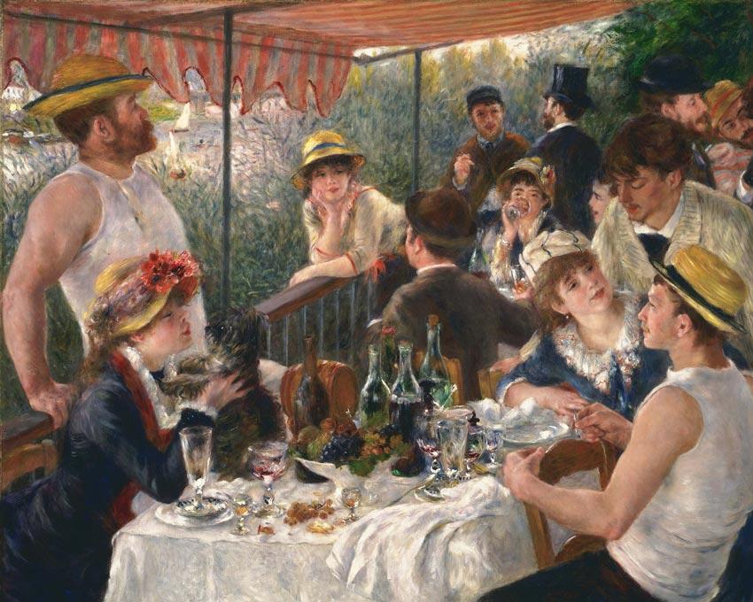 Pierre Auguste Renoir, Mittagessen auf dem Boot - Klassiker