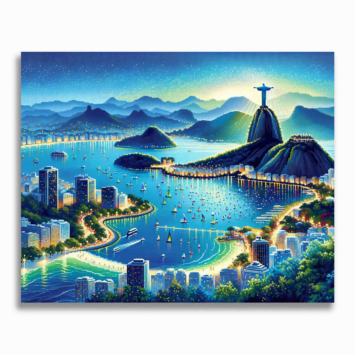 Rio de Janeiro – Malen nach Zahlen