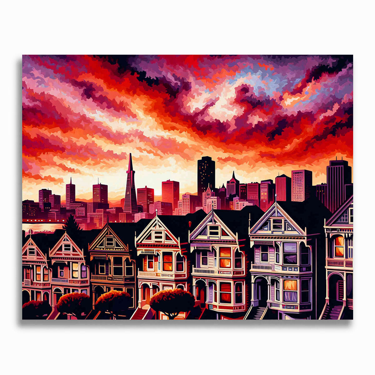 San Francisco, Kalifornien – Malen nach Zahlen